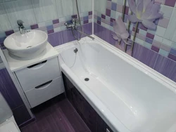 Photo of a bathroom and toilet in an ordinary apartment