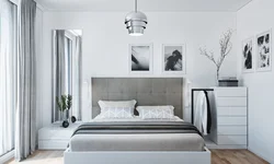 Bedroom Design With White Bed In Modern Style