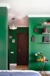 Photo Of A Hallway In Green Tones