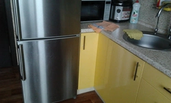 How To Install A Refrigerator In A Small Kitchen Photo
