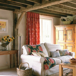 Living Room In A Country House Photo