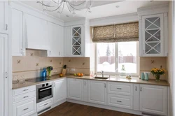 Kitchen Design With A Window In A Classic Style