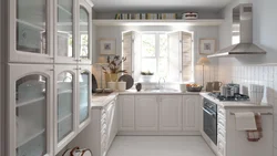 Kitchen Design With A Window In A Classic Style