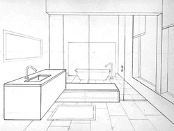 Bath interior drawings