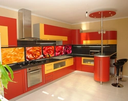 Art kitchen interior design