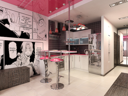 Art kitchen interior design