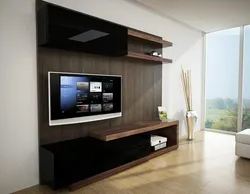 TV stand in the bedroom photo