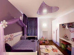 Потолки детских спален фото