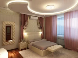 Потолки из гипсокартона с подсветкой для спальни фото