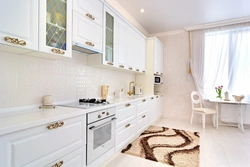 White Apron In The Kitchen Interior Design Photo
