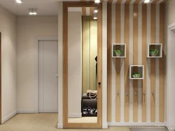 Eco style hallway interior