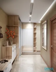 Eco style hallway interior