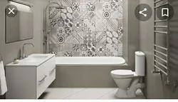 Зона ванной плиткой дизайн