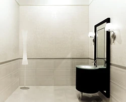 Bathroom In Plain Tiles Design