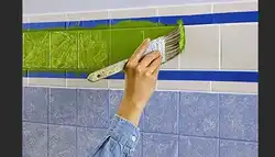 Paint Tiles In Kitchen Photo