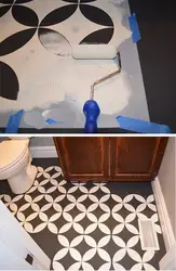 Paint Tiles In Kitchen Photo