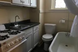 Квартиры с туалетом на кухне фото