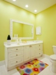 Paint a bathroom at home photo