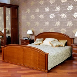 Bedroom Interior Furniture Walnut Color