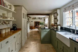 Country kitchen interior photo