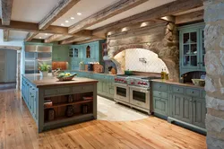 Country kitchen interior photo