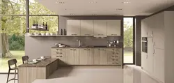 Цвет дуб серый в интерьере кухни