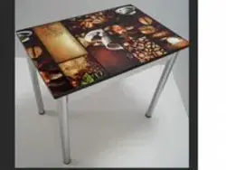 Стол для кухни с рисунком фото