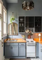 Маленькие кухни серого цвета дизайн