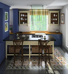 Small kitchen with window design