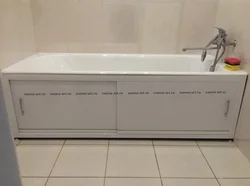 Ваннаға арналған экрандар пластикалық жылжымалы фотосурет