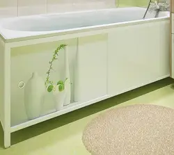 Ваннаға арналған экрандар пластикалық жылжымалы фотосурет