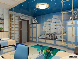 Interior for a children's bedroom for a boy