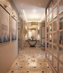 Interior tile hallway