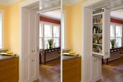 Photo of decorating a doorway to the kitchen