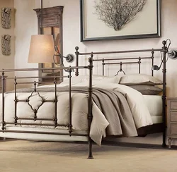 Bedrooms with metal bed design