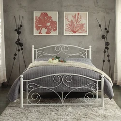 Bedrooms with metal bed design