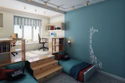 Apartment design photo room for a boy