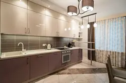 White and beige kitchens in the interior