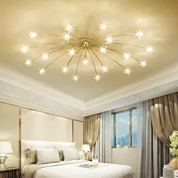 Ceiling suspended ceiling in the bedroom photo with spotlights photo