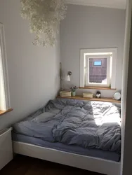 Photo of a small bedroom only bed