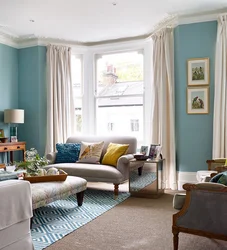 What Colors Go With Blue-Gray In The Living Room Interior