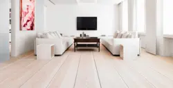 What floor can be in the living room photo