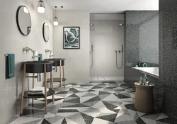 Interior with terrazzo bath