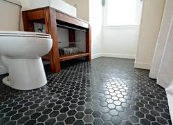 Bathroom floor design tiles