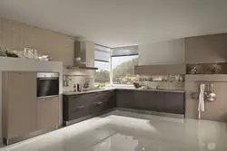 Кухня в цвете серый кашемир фото