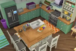 Sims 4 ас үйінің интерьері