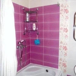 Bathtub design with tray and curtain