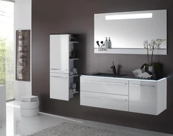 Bathroom furniture in an apartment photo