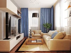 Living room interior in apartment