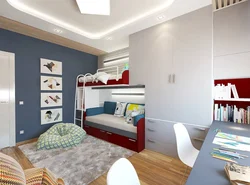 Дизайн детской гостиной 16 кв